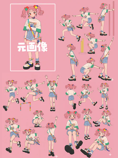 Multiple Character Poses