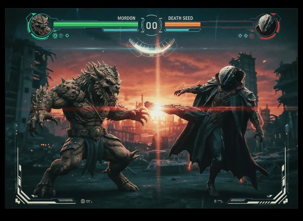 Fighting Game Scene Example